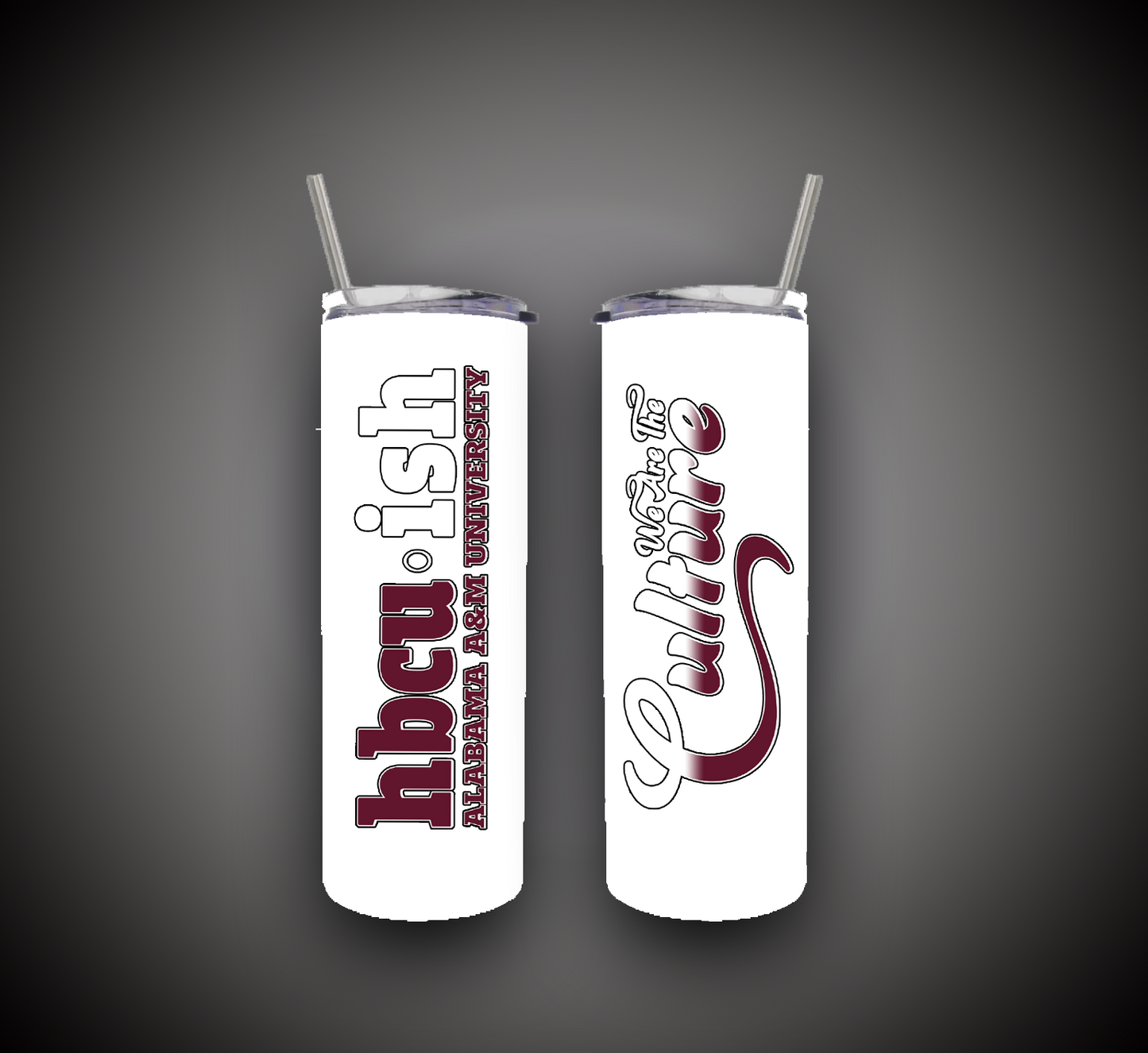 HBCU-ISH CULTURE TUMBLER CUPS: ALABAMA A&M