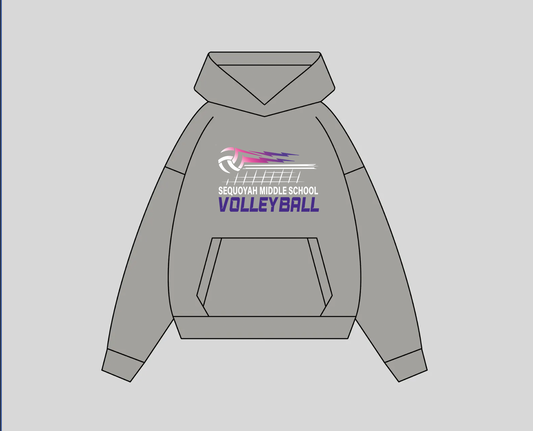 SEQUOYAH M.S. VOLLEY BALL TEAM HOODIE